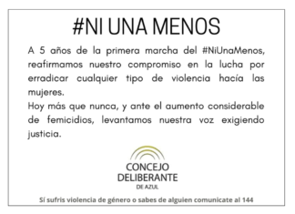 #NI UNA MENOS