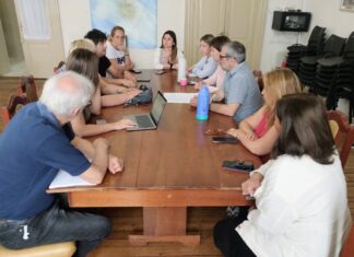 Reunión de autoridades y concejales con representantes de CICOP Azul