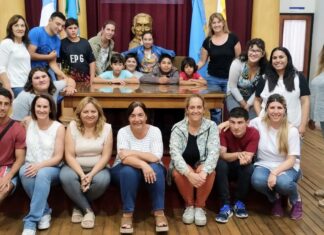 Alumnos de la Escuela Especial 506 de Cachari visitaron el Concejo Deliberante