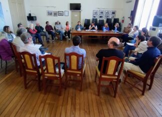 Autoridades y Concejales recibieron a referentes de la Sociedad Rural y del Centro de Empresarios