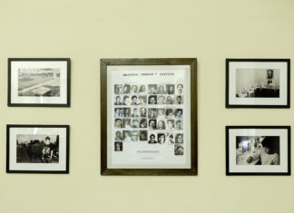 Descubrimiento de cuadro fotográfico de personas detenidas-desaparecidas durante la última dictadura militar