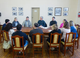 Autoridades y Concejales recibieron a los referentes de U. P. P. O