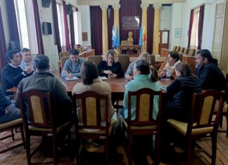 Reunión con referentes del Centro Empresario