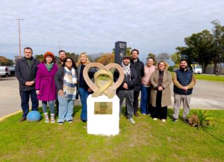 Finalización de la obra en homenaje a las niñas, niños y adolescentes con cáncer del partido de Azul